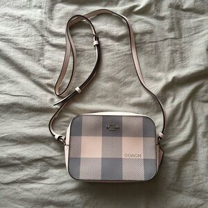 COACH Plaid Camera Crossbody Handbag | Purse | Small Purse